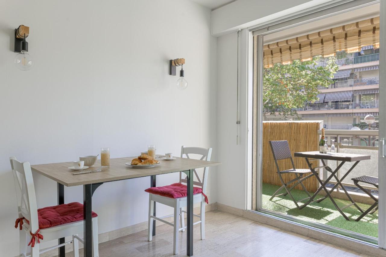 Cosy Studio - Centre Cannes - Terrasse - Clim - Wifi Exterior foto